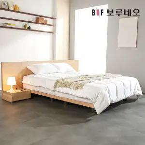 (매트포함)제니아 LED조명 평상형 호텔 신혼침대 침대 SS Q SK+프리미엄 매트리스