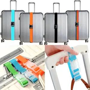 캐리어 밴드 벨트 잠금 장치 스트랩 가방 걸이 끈 연결 고정 러기지 도난 방지 고리 버클