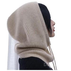 여성 목도리 바라클라바 후드 캐시미어 넥워머 겨울 목토시 등산 후드모자