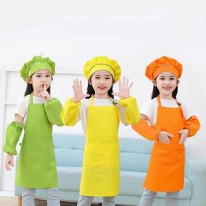 아동 앞치마 세트 여아 남아 모자 미술 팔토시 요리 어린이집 초등 단체