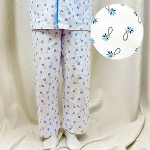 환자복 하의 남녀공용 순면 꽃무늬 병원용 환자복 바지만 사계절 착용