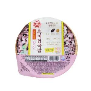 오뚜기 식감만족 찰진 흑미잡곡밥 210g 24개