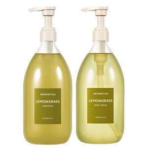 [공식] 아로마티카 라이프 레몬그라스 (샴푸 1L + 바디워시 1L)