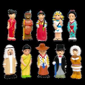 소프트 다문화 세계인형 역할놀이 10종세트 다문화인형 소프트인형