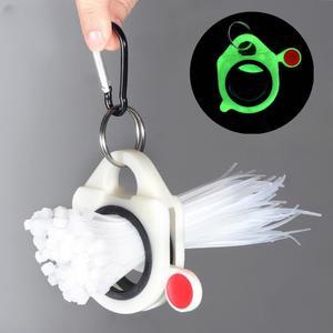 케이블 타이 홀더 야광 원터치 고정 정리 선 휴대용 분실방지 걸이 보관 밴드