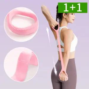 [1개+1개] 실리콘밴드 고무 튜빙 스트레칭밴드 근력 홈트 운동기구