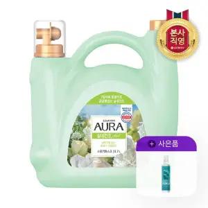 [엘지생활건강]AURA 실내건조 용기 5.7L 대용량 섬유유연제 스모키머스크+프라몬 섬유탈취제 클린솝 140...