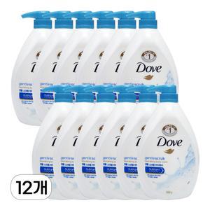 도브 젠틀스크럽 바디워시 1L x 12개