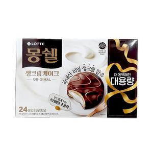 롯데 몽쉘 생크림 대용량 816gx3개 몽쉘통통(24개입)