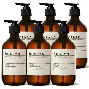 로즐린 아로마틱 핸드워시 자스민향 500ml 6개 (3L 1박스) 향기 7종 항균 저자극 손세정제