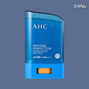 [기타] AHC 선스틱 내추럴 퍼펙션 더블 쉴드 썬스틱 썬크림 SPF50 22g