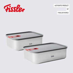 휘슬러 시그니처 스텐 밀폐용기 2pcs (ML)