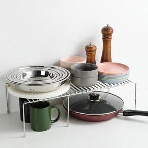 정리대 스텐 거치대 수납대 선반 정리 틈새 주방 길이조절 공간활용 싱크대 서랍장 내