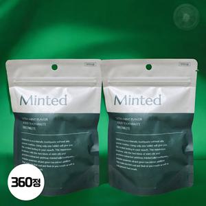 민티드 고체 치약 리필 울트라민트 자일리톨 2개 (360정)