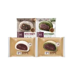 빚은 개별포장 찹쌀떡 4종 5+5입 (찹쌀/쑥)