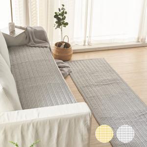 국내생산 여름 시어서커 소파매트 쇼파커버 쇼파패드 4인용 65cmx230cm