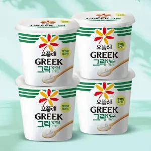 빙그레 요플레 그릭 마일드 무가당 플레인 900g 4개