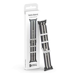 삼성 갤럭시 워치 울트라 나토 밴드 스포츠 스트랩 블랙/그레이 / GP-TYL705SABBK