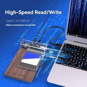 SAS SATA HDD 디스크 케이스 3.0 도킹 스테이션용 2.5/3.5인치 외장형 하드 드라이브 인클로저