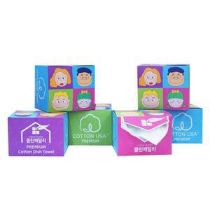 클린패밀리 목화솜 행주 60매