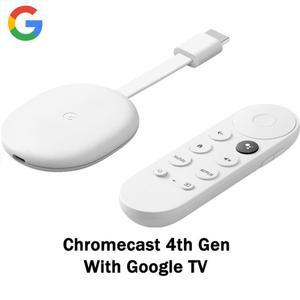 크롬캐스트 Google TV 지원 Android 10 HDR10 Netflix Dolby Vision Atmos 최대 4K HDR 60 FPS를 갖춘 새로운 4세대