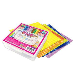 보관하기 좋은 케이스형 무늬 색종이 60색 300매 미술 준비물