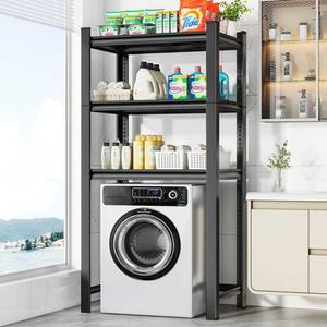 세탁기 선반 틈새 정리대 진열 세탁기위선반 세탁실 받침대 경량 드럼 보관함 수납함