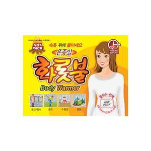 [RGM90O84]온종일 화롯불 붙이는 핫팩 부착형 40g 1개