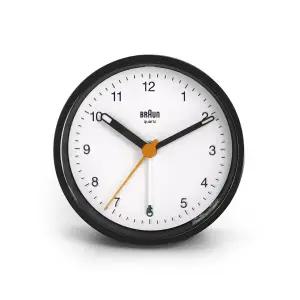 BRAUN BC12BW 클래식 크레센도 알람 저소음 공용 탁상시계 타임메카