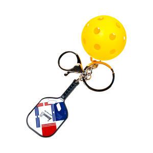 미니어처  피클볼 키링 옐로 1P