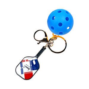 미니어처  피클볼 키링 블루 1P