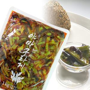 제이케이푸드 코우 야마구라게 1kg 궁채절임 장아찌 반찬 줄기상추