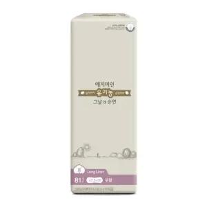 예지미인 그날엔순면 팬티라이너 오닉 롱 81P