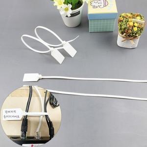 고품질 sDD 케이블타이형 메모 네임택 전선 낚시대 백색 1P (WFHUB0E)