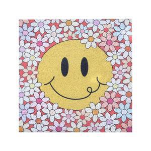 스마일 출입구 미끄럼방지 매트 귀여운 부드러운 빌라 없는 카페 출입구를 해피 규조