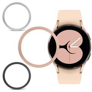 갤럭시 워치 7 6 5 4 럭셔리 다이아 패턴 메탈 베젤링 하드 케이스 40 44 mm