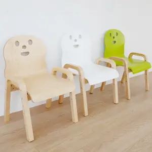 토리 자작원목 어린이 신형 의자