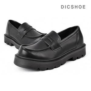 [딕슈]딕슈 남성 통굽 키높이 스티치 페니 로퍼 5.5cm S075