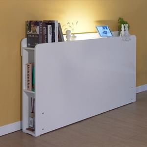 [히트가구] B6293 LED 침대헤드(Q)겸 틈새수납장1color (착불)