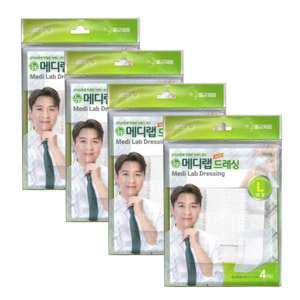 아텍스 메디랩 드레싱 대형 L 4매입X4개 멸균 상처 백색 거즈 드레싱 밴드