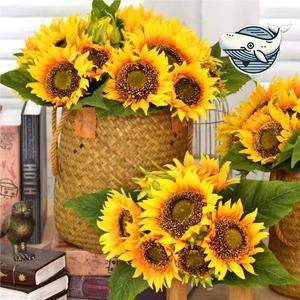 조화 인테리어 해바라기 조화 화분 선물 꽃바구니