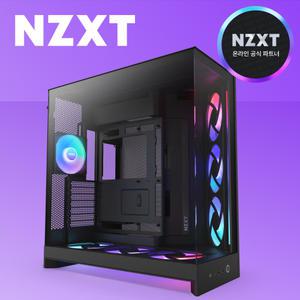 [국내정품] NZXT H9 FLOW V2 RGB PLUS 어항케이스 미들타워 블랙