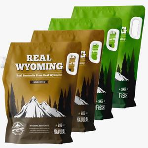 리얼와이오밍 고양이모래 내츄럴/프레쉬 옵션체크 9kg x 2개