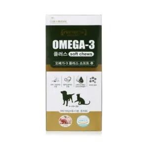 건강한 피부와 모질을 위한 오메가3 플러스 소프트츄 20개입 세트 강아지 영양제