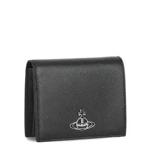 [비비안웨스트우드] ORB 로고 51150031W L001N N401 비비안 웨스트우드 사피아노 가죽 반지갑