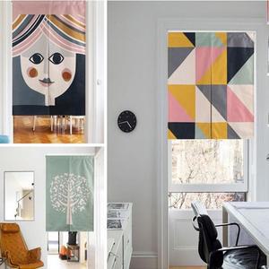 간이커튼x1개 노렌 일본노렌 간이커텐 85x120cm