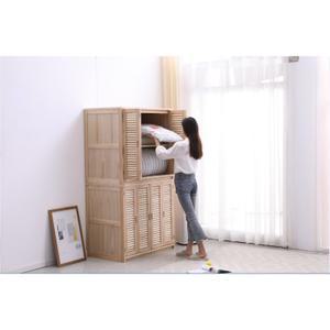 원목 이불장 엔틱 안방 조립식 장롱 낮은 밀폐문 슬라이드 슬라이드옷장 소형 싱글장 옷장