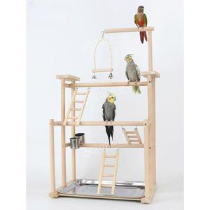 대형 횟대 앵무새 놀이터 이동가방 세트 이동장 외출 앵무새케 자동 모이통 D타입