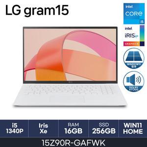 LG전자 그램15 LG 15Z90R-GAFWK WIN11 ( D5-16GB / 256GB ) HMC 15인치 사무용