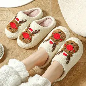 루돌프 털실내화/층간/소음/슬리퍼/남성/사무용/쿠션/여성/사무실/거실/겨울/여자/실내용/방한/보온/조리원